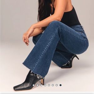 Abercrombie curve love flare ultra high rise size 27